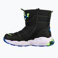 Śniegowce dziecięce SKECHERS Mega-Craft Cuboforce black/blue/lime 3