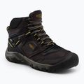 Buty trekkingowe męskie KEEN Ridge Flex Mid WP coffee bean/keen yellow