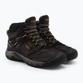Buty trekkingowe męskie KEEN Ridge Flex Mid WP coffee bean/keen yellow 5