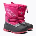 Śniegowce juniorskie KEEN Snow Troll WP fuchsia purple/silver 4