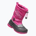 Śniegowce dziecięce KEEN Snow Troll WP fuchsia purple/silver 10