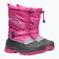 Śniegowce dziecięce KEEN Snow Troll WP fuchsia purple/silver 11