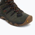 Buty trekkingowe męskie KEEN Headout Mid Waterproof black olive/fossil orange 7