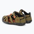 Sandały dziecięce KEEN Seacamp II CNX dark olive/gold flame 3