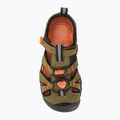 Sandały dziecięce KEEN Seacamp II CNX dark olive/gold flame 6