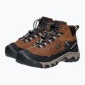 Buty trekkingowe dziecięce KEEN Targhee IV Mid Waterproof bison/brindle 8