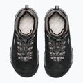 Buty trekkingowe dziecięce KEEN Targhee IV Low Waterproof black/steel grey 6
