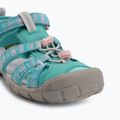 Sandały juniorskie KEEN Seacamp II CNX bright aqua/giggle pink 7