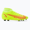 Buty piłkarskie męskie Nike Superfly 8 Club FG/MG volt/black/bright crimson 2