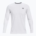 Longsleeve treningowy męski Under Armour CG Armour Fitted Crew white/black
