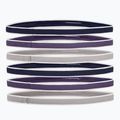 Opaski na głowę Under Armour UA Mini Headbands 6 szt. midnight navy/twilight purple/gray wolf 5