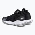 Buty do koszykówki dziecięce Under Armour GS Jet '21 black/white 3