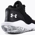 Buty do koszykówki dziecięce Under Armour GS Jet '21 black/white 8