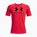 Koszulka męska Under Armour Sportstyle Logo red/black