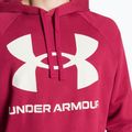 Bluza męska Under Armour Rival Fleece Big Logo HD red/white 3