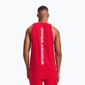 Koszulka koszykarska męska Under Armour Baseline Cotton Tank red/black 3