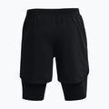Spodenki do biegania męskie Under Armour Launch SW 5'' 2N1 black/black/reflective 2