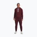 Bluza damska Under Armour Rival Fleece Hb Hoodie chestnut red/white 2