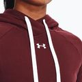 Bluza damska Under Armour Rival Fleece Hb Hoodie chestnut red/white 4