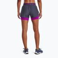 Spodenki damskie Under Armour Play Up 2-In-1 tempered steel/strobe/strobe 2