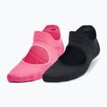 Skarpety damskie Under Armour Breathe Balance 2 pary black/cerise/jet gray