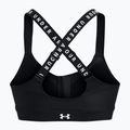 Biustonosz treningowy Under Armour Infinity High Bra Zip black/white 2