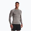 Longsleeve treningowy męski Under Armour UA Cg Armour Novelty Mock pewter/reflective