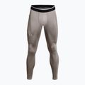 Legginsy treningowe męskie Under Armour UA Cg Armour Novelty pewter/reflective