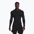 Longsleeve treningowy męski Under Armour UA Cg Armour Novelty Mock black/reflective