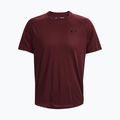 Koszulka treningowa męska Under Armour UA Tech 2.0 Tee Novelty chestnut red/black