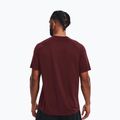 Koszulka treningowa męska Under Armour UA Tech 2.0 Tee Novelty chestnut red/black 4