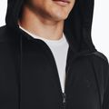 Bluza męska Under Armour Fleece FZ Hoodie black/black 4