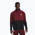 Bluza męska Under Armour UA Pique Track chestnut red/white