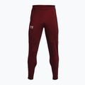 Spodnie treningowe męskie Under Armour UA Pique Track chestnut red/white 3