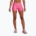 Spodenki treningowe damskie Under Armour Armour Mid Rise pink punk/white