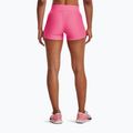 Spodenki treningowe damskie Under Armour Armour Mid Rise pink punk/white 3