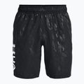 Spodenki treningowe męskie Under Armour UA Woven Emboss black/white