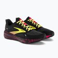 Buty do biegania męskie Brooks Launch GTS 9 black/pink/yellow 5