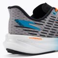 Buty do biegania męskie Brooks Hyperion grey/atomic blue/scarlet 9