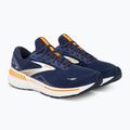 Buty do biegania męskie Brooks Adrenaline GTS 23 peacoat/ ultramarina/orange 5