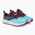 Buty do biegania damskie Brooks Cascadia 17 bluefish/black/diva pink 5