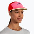 Czapka z daszkiem Brooks Lightweight Packable cherry tomato/neo pink 2