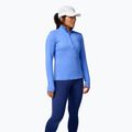 Longsleeve do biegania damski Brooks Dash 1/2 Zip 2.0 htr bluebell 2