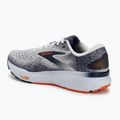 Buty do biegania męskie Brooks Ghost 16 white/peacoat/orange 3