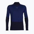 Bluza termoaktywna męska icebreaker 200 Oasis Sonebula High Neck navy/royal navy/snow/cb 7