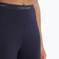 Spodnie termoaktywne damskie icebreaker 200 Oasis Sonebula midnight navy/snow/cb 4