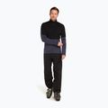 Bluza męska icebreaker Merino 400 RealFleece Descender LS Zip black/ graphite/ cb 2