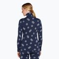 Bluza termoaktywna damska icebreaker Merino 260 Vertex LS Half Z Falling Flakes midnight navy/ snow/j 3