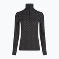 Bluza termoaktywna damska icebreaker Merino 260 Vertex LS HZ On-Piste black/ snow/j 5