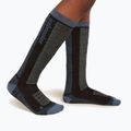 Skarpety dziecięce icebreaker Merino Blend Ski+ Medium OTC black/dawn/graphite 2